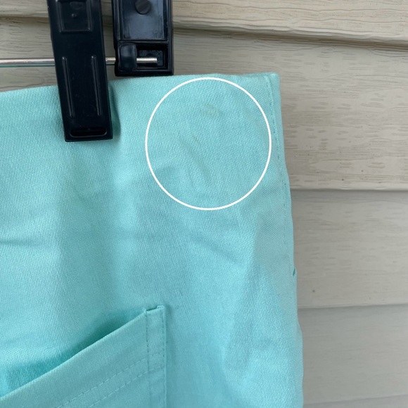 Style & Co Pull On Mid Rise Stretch Capri Pants in Aqua Size XL - Picture 7 of 10